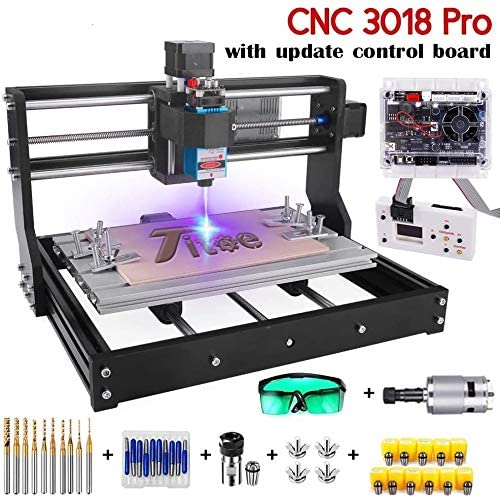 Titoe 2 in 1 5500mW Engraver CNC 3018 Pro Engraving Machine - Best mini CNC router in 2022